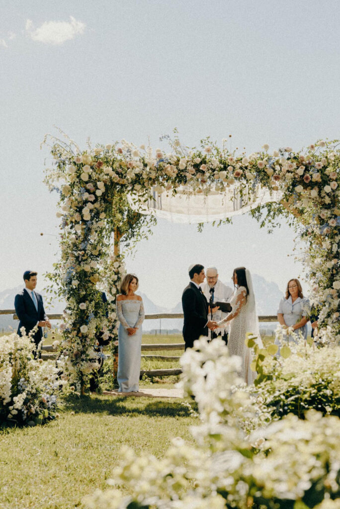 Diamond Cross Ranch outdoor wedding ceremony 